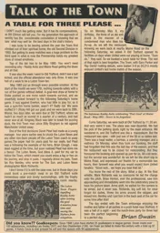 Brian Swain Man City 83 Article Supporters Club Fanzine Issue 38 1998