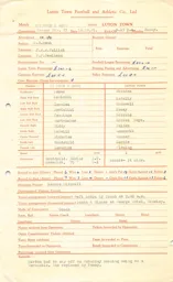 Brighton & Hove Albion A 14.10.1961 Match Paperwork & Correspondence