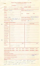Brighton & Hove Albion A 7.9.1965 Match Paperwork