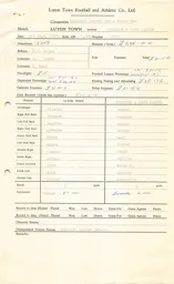 Brighton & Hove Albion H 1.9.1965 Match Paperwork & Correspondence