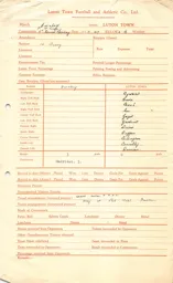 Burnley A 11.2.1947 Match Paperwork