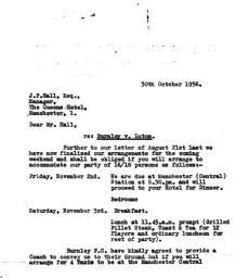 Burnley A 3.11.1956 Match Paperwork & Correspondence_Part2