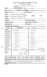 Burnley H 5.2.1977 Match Paperwork
