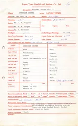 Carlisle United A 1.1.1974 Match Paperwork