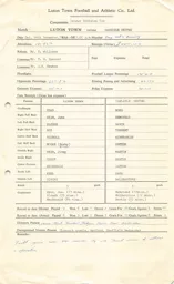 Carlisle United H 14.11.1970 Match Paperwork & Correspondence