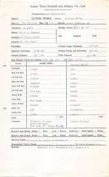 Carlisle United H 28.9.1974 Match Paperwork