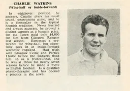 Charlie Watkins Luton News Handbook 1949-50
