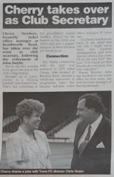 Cherry Newbery Article Hatters News Issue 4 1995