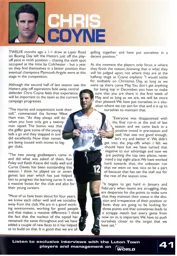Chris Coyne programme feature - 04:05 programme feature
