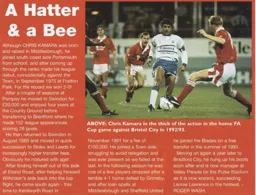 Chris Kamara, A Hatter and a Bee - 96-97 programme feature