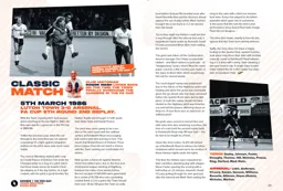 Classic Match Luton Arsenal 5th March 1986