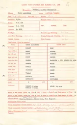 Crewe Alexandra A 4.5.1968 Match Paperwork & Correspondence