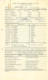 Crewe Alexandra H 11.9.1963 Match Paperwork