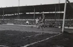Crewe Goalkeeper Willie Mailey safely gathers the ball