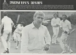 Cricketers Corner with Read Keen Nicholl and Alan Slough 1971