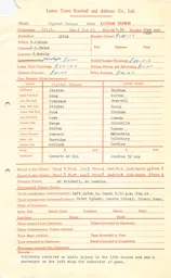 Crystal Palace A 2.10.1963 Match Paperwork & Correspondence
