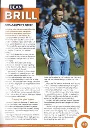 Dean Brill interview 2012:13 Programme Article