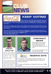 Dean Brill signs a new deal and Kevin Foley gets a call up - 04:05 programme feature