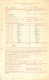 Derby County A 9.1.1946 Match Paperwork