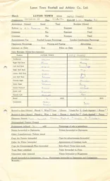 Derby County H 17.4.1954 Match Paperwork