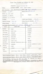 Derby County H 21.12.1974 Match Paperwork