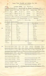 Derby County H 5.1.1946Match Paperwork