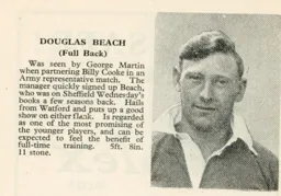 Doug Beach Luton News Handbook 1946-47