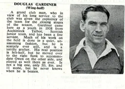 Doug Gardiner Luton News Handbook 1948-49