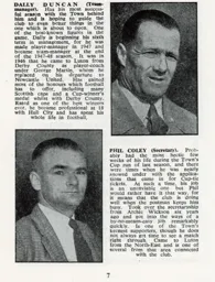 Duncan Coley Luton News Handbook 1952-53