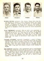 Dunne Thompson Watkins Morton Luton News Handbook 1951-52