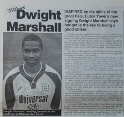 Dwight Marshall Article Hatters News Issue 2 1994