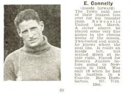 Eddie Connelly Luton News Handbook 1938-39
