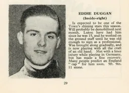 Eddie Duggan Luton News Handbook 1946-47
