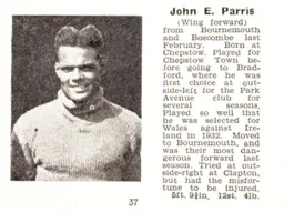 Eddie Parris Luton News Handbook 1937-38