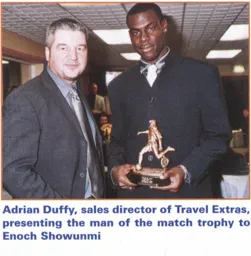 Enoch Showumni wins Player of the Match - 03:04 programme feature