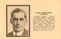 Fred Westgarth Luton News Handbook 1924-25