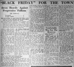 Fulham vs Luton Town 1948-49