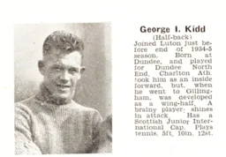 George Kidd Luton News Handbook 1937-38