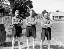 George Stephenson, Jock Finlayson, Ted Hancock
