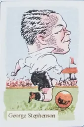 George Stephenson Soccer Stars Card