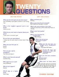 Getting to know Chris Coyne - 04:05 programme feature