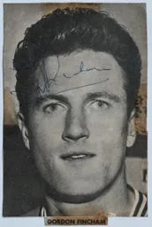 Gordon Fincham Signed Photo
