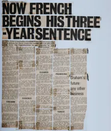 Graham French Begins Prison Sentence