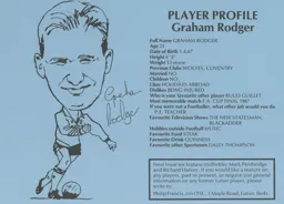 Graham Rodger Article Supporters Club Fanzine Issue 9 1991