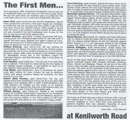 Green Game Article Supporters Club Fanzine Issue 66 2005