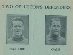 Harford Gale Programme Photos 1931-32