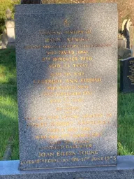 Harry Arnold Headstone Luton General Cemetery