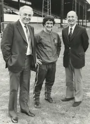 Harry Haslam, Danny Bergara, Peter Burrows