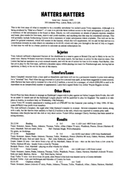 Hatters Matters Issue 1-10
