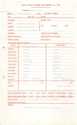 Hereford United A 19.3.1977 Match Paperwork